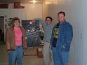 Amanda Paul and Jim hanging out by the zorro board